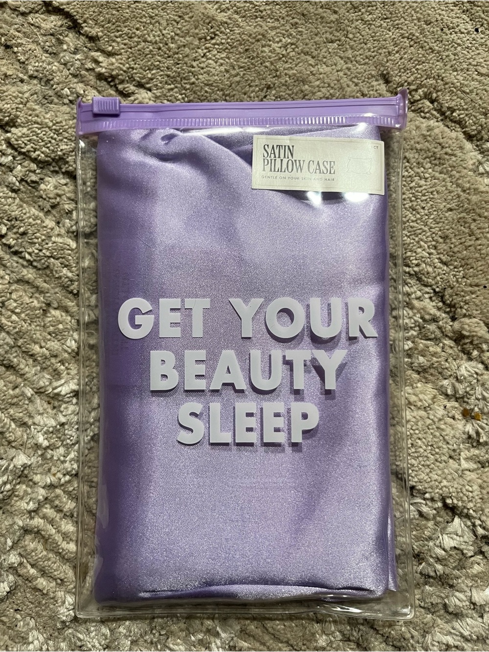 Satin Pillow Case - Lavender Satin Pillowcase
